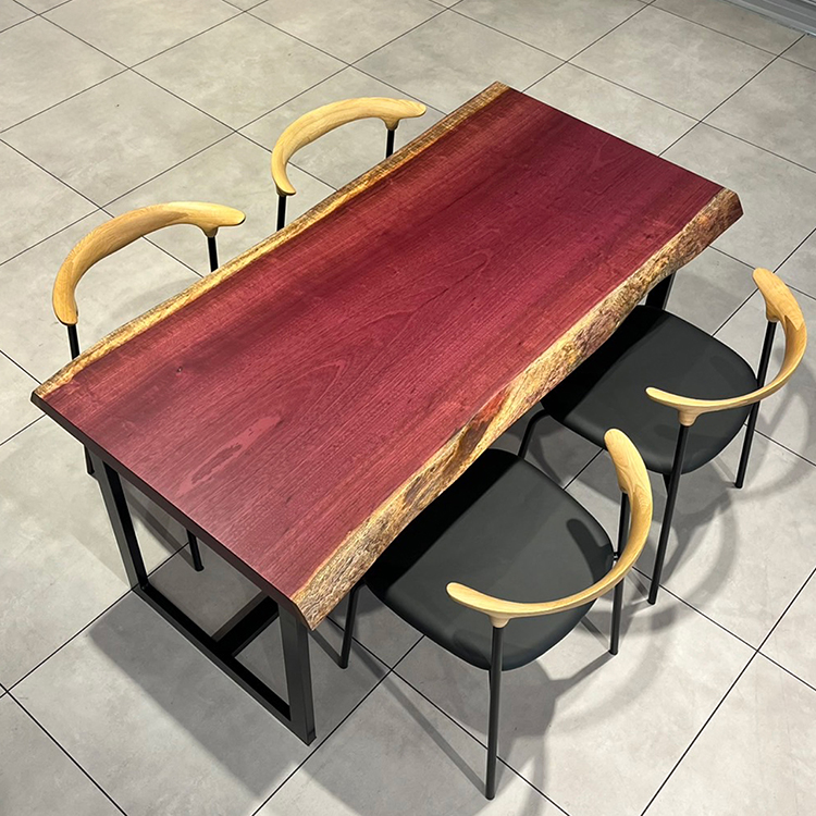 一枚板　パープルハート　323-2/2-26-1　(W150cm)