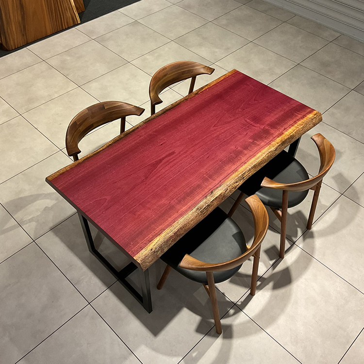 一枚板　パープルハート　323-2/2-26-2　(W150cm)