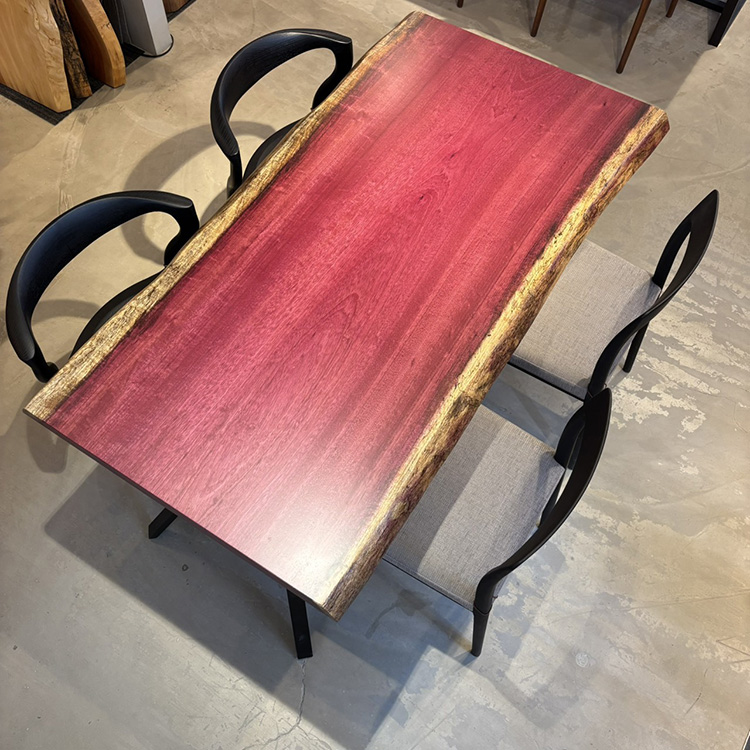 一枚板　パープルハート　323-2/2-27-1　(W150cm)