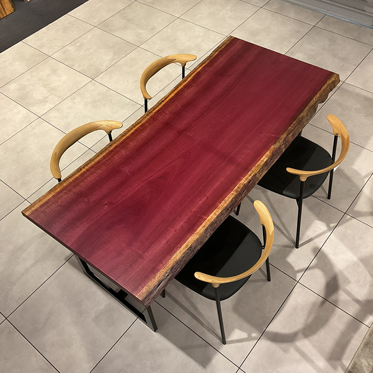 一枚板　パープルハート　323-2/2-28-2　(W180cm)