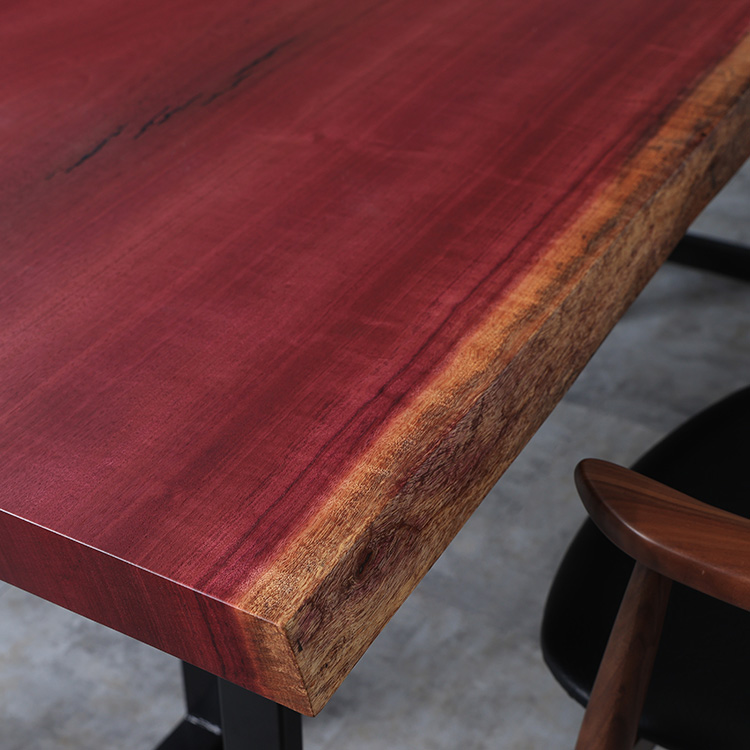 一枚板　パープルハート　323-2/2-29-2　(W180cm)