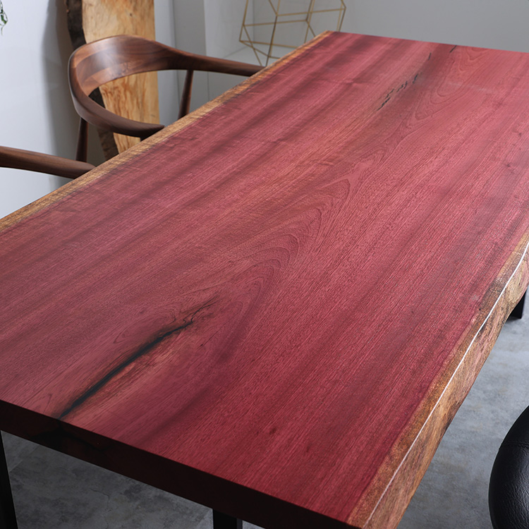 一枚板　パープルハート　323-2/2-29-2　(W180cm)