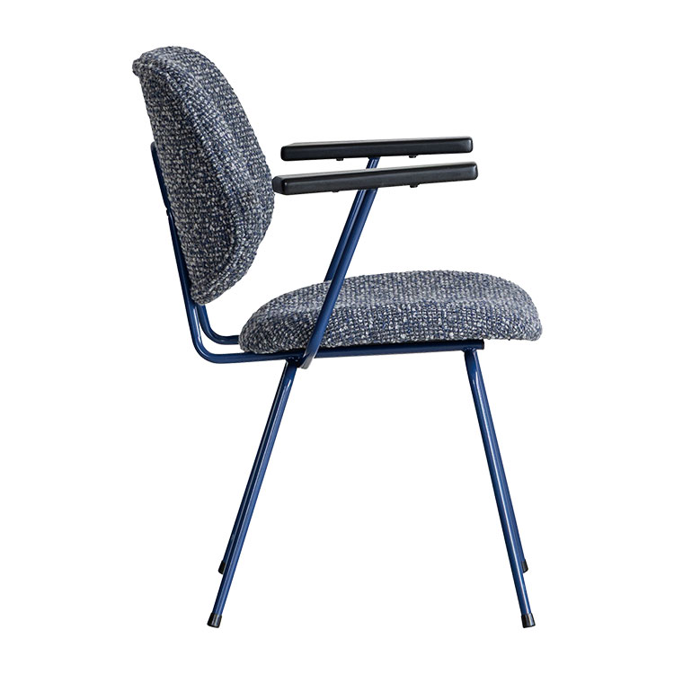 アボック ダイニングチェア 肘付 カラー脚