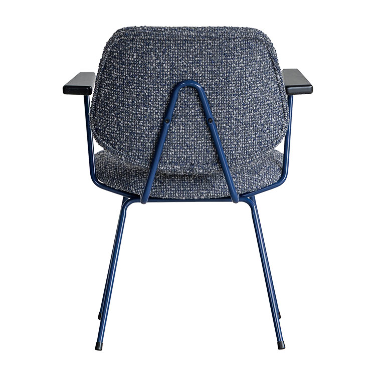 アボック ダイニングチェア 肘付 カラー脚