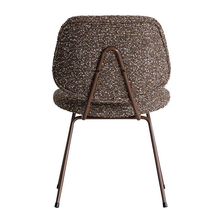 アボック ダイニングチェア 肘無 カラー脚