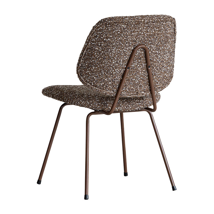 アボック ダイニングチェア 肘無 カラー脚