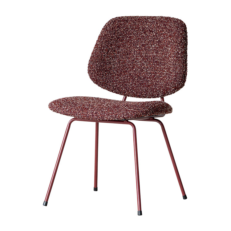 アボック ダイニングチェア 肘無 カラー脚