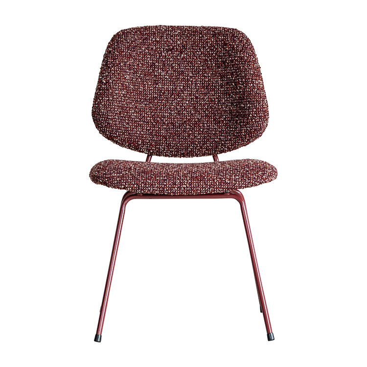 アボック ダイニングチェア 肘無 カラー脚