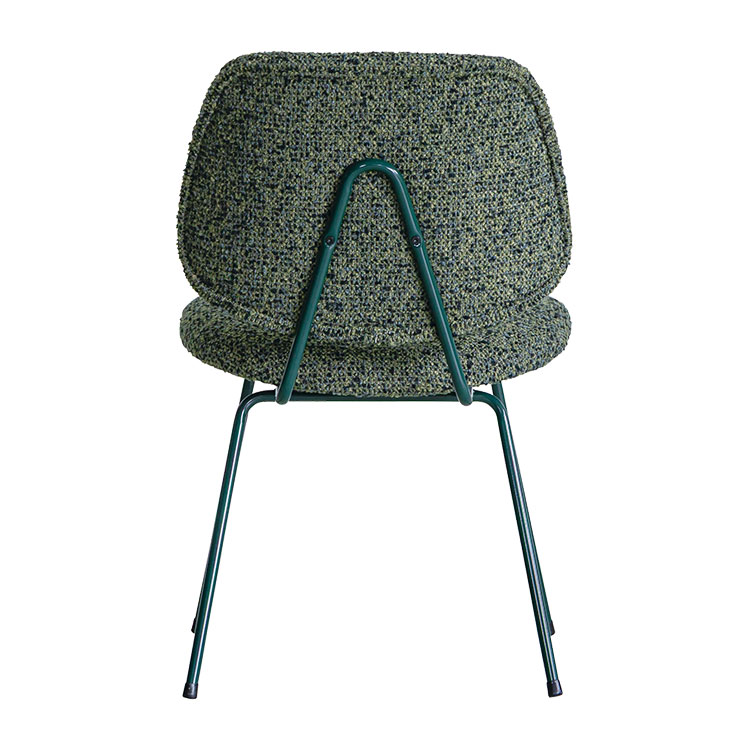 アボック ダイニングチェア 肘無 カラー脚