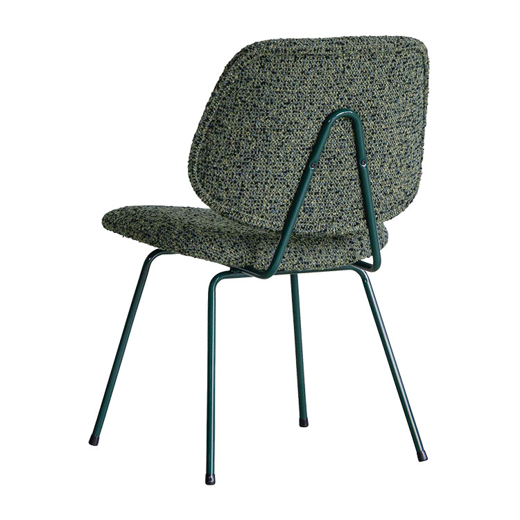 アボック ダイニングチェア 肘無 カラー脚