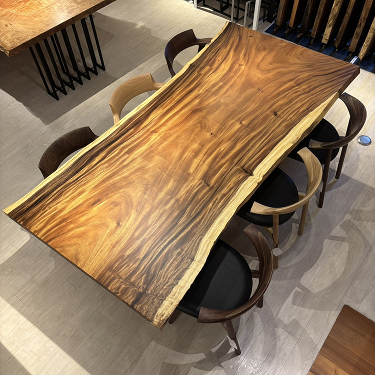 一枚板　モンキーポッド　468-8　(W220cm)
