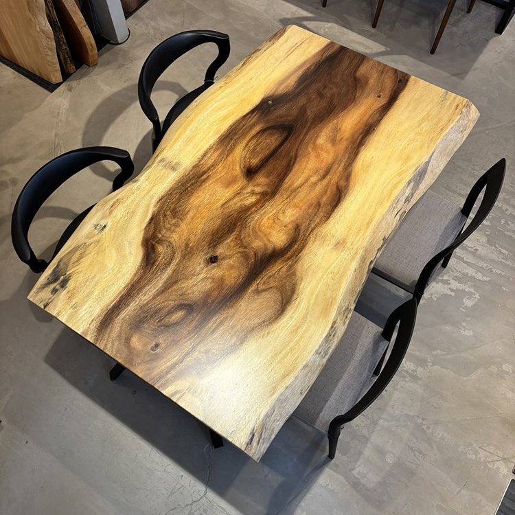 一枚板　モンキーポッド　346-2-1　(W150cm)