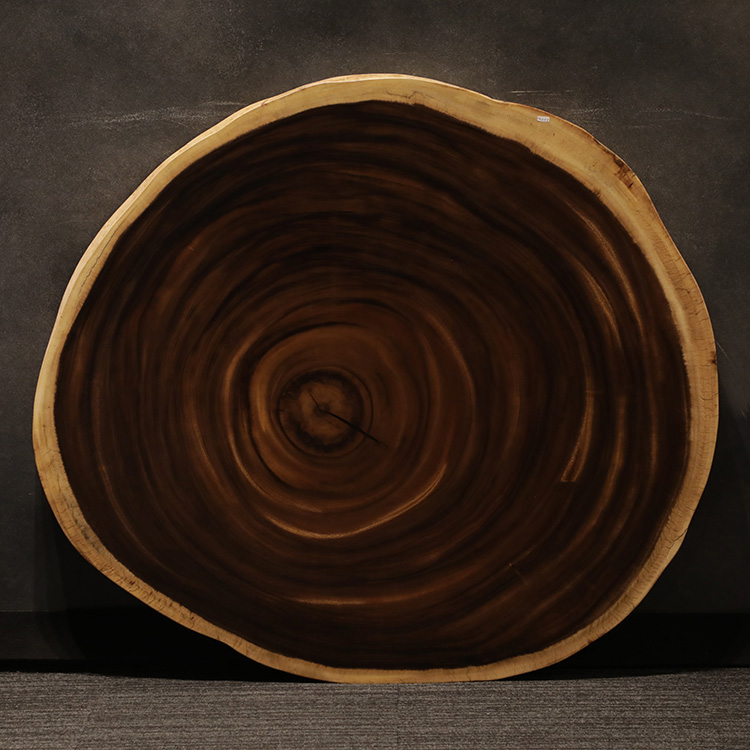 一枚板　モンキーポッド　輪切り 134-A-8-8　(W103cm)