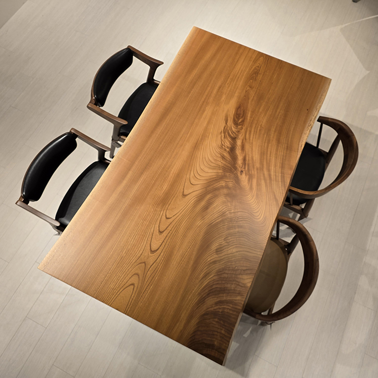 一枚板　ケヤキ / 欅　K-HN-2204-382　(W160cm)