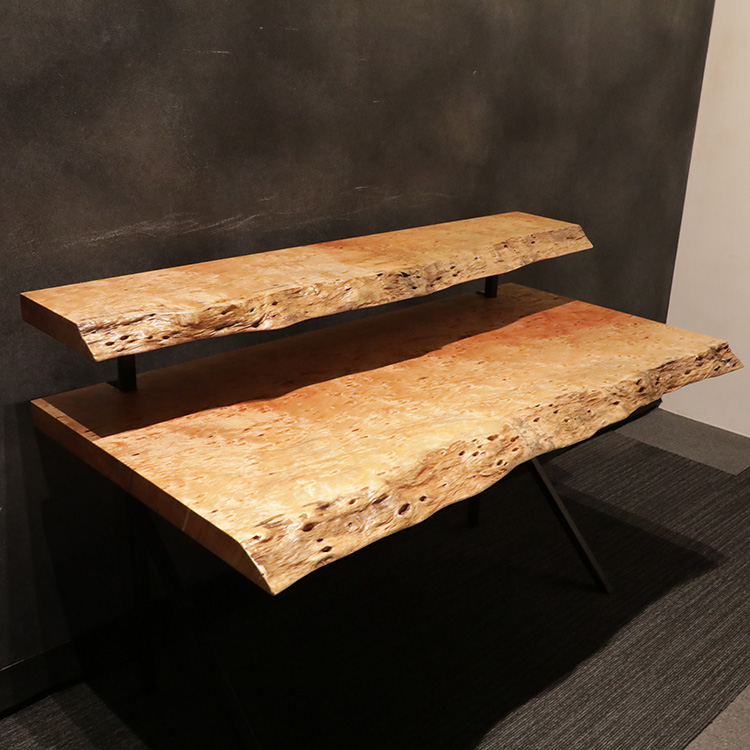 一枚板　ボセ(杢)　352-1/2-11-1+11-3　(W140cm)