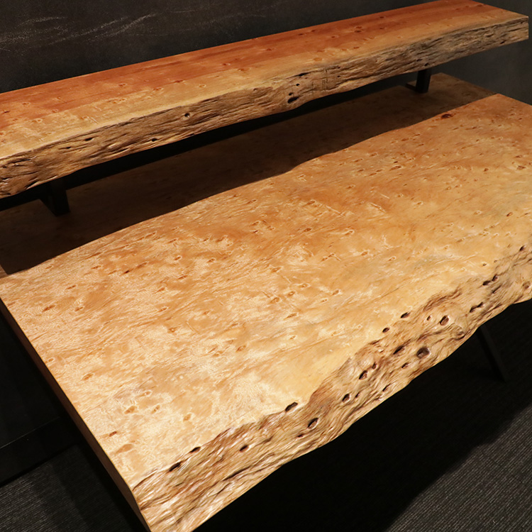 一枚板　ボセ(杢)　352-1/2-11-2+15-2　(W130cm)