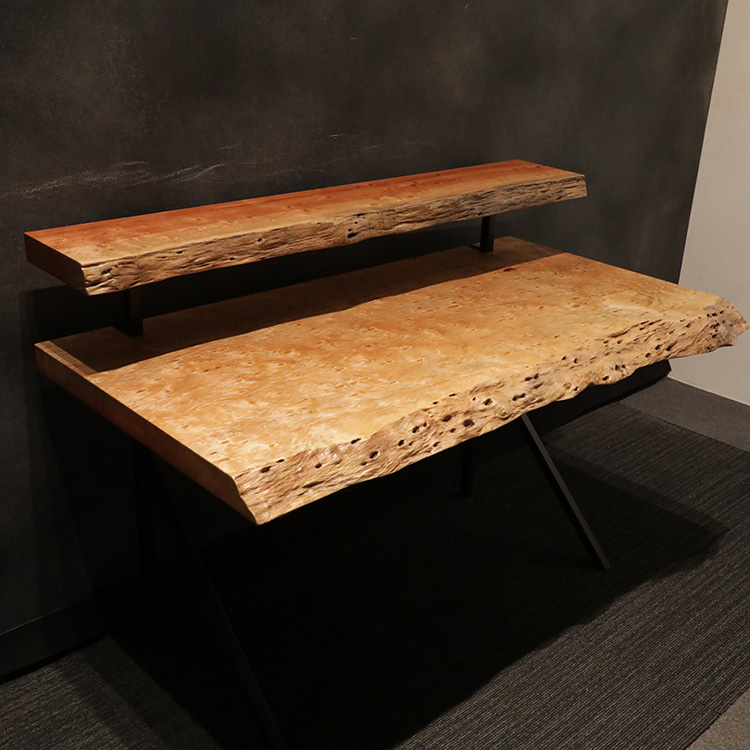 一枚板　ボセ(杢)　352-1/2-11-2+15-2　(W130cm)