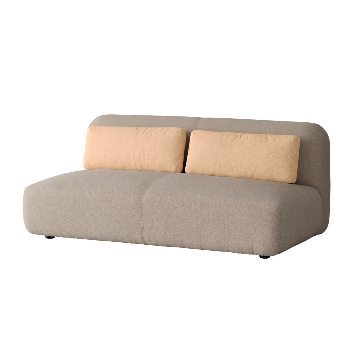 M334 ソファ Marino L-shaped Sectional Sofa With Ottoman – Acanva Home
