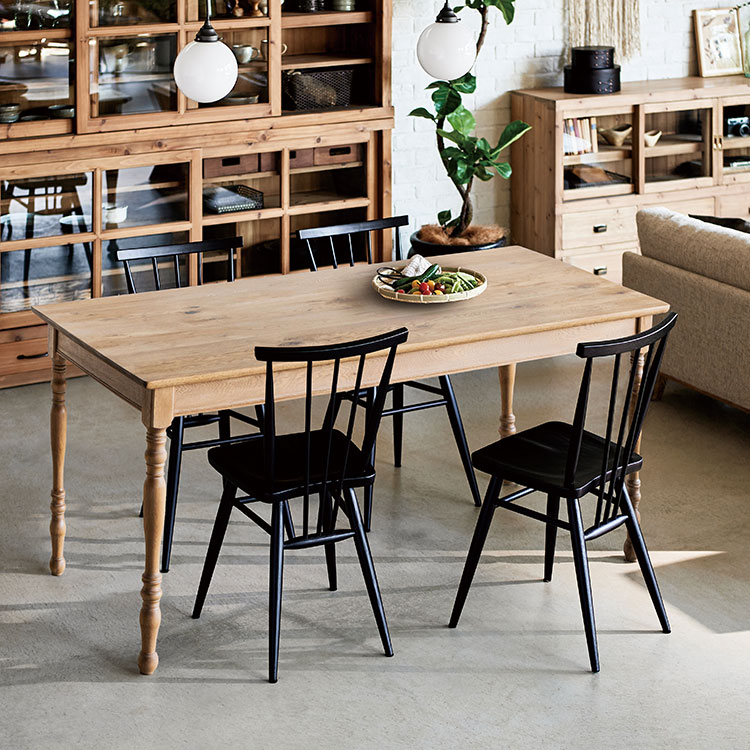 キリン ダイニングテーブル スクエア型 160cm