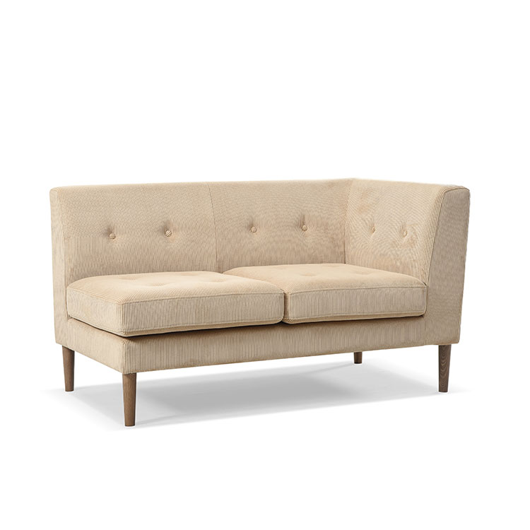 【直営店限定カラー】グレスソファ 2人掛け左肘 木脚[ks]