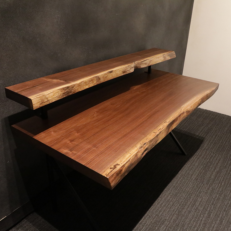 一枚板　ウォールナット　25373-9+2025-0926　(W150cm)