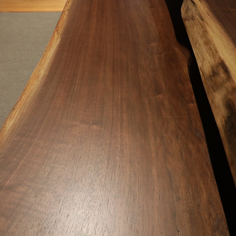 一枚板　ウォールナット　25373-9+2025-0926　(W150cm)