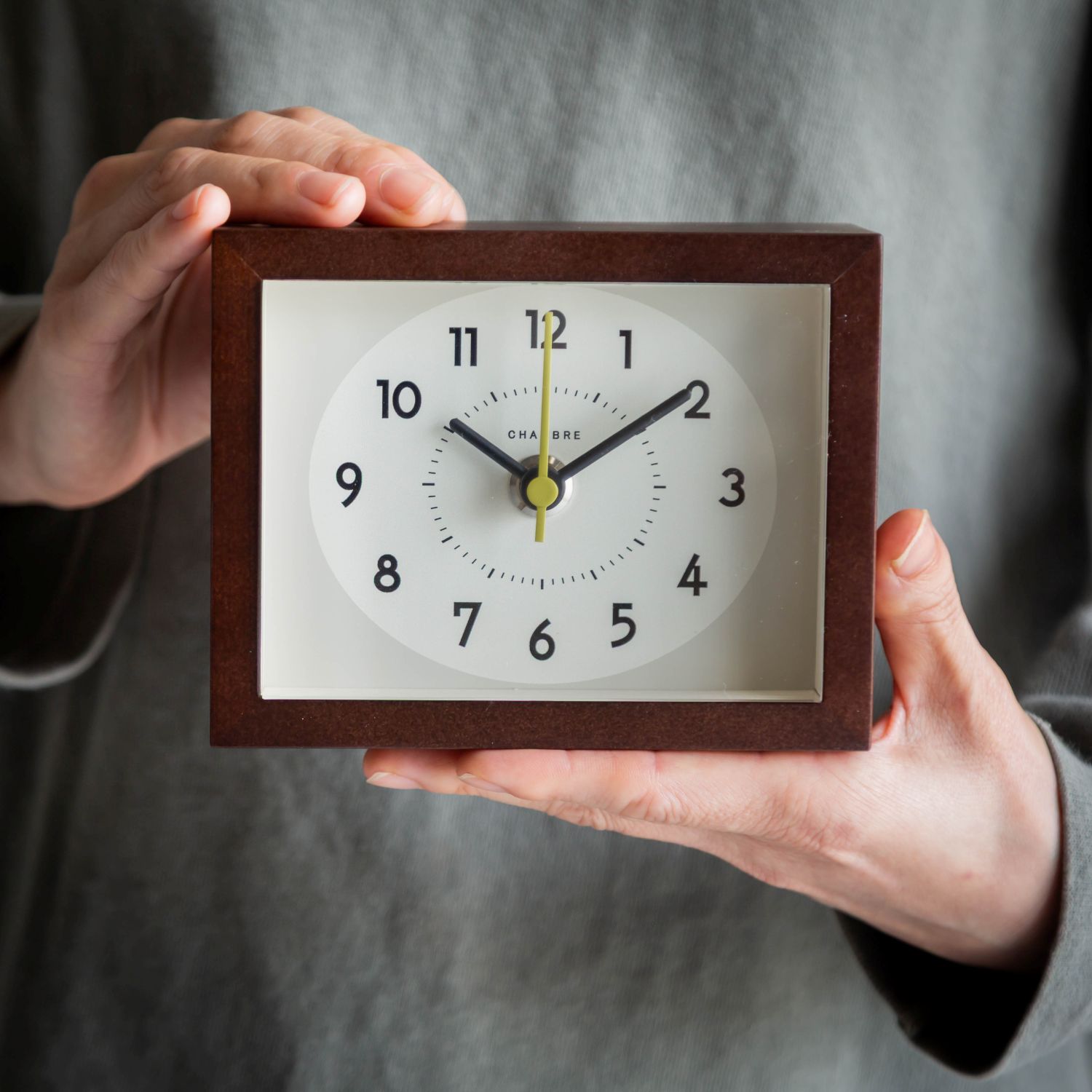 ひのき テーブルクロック