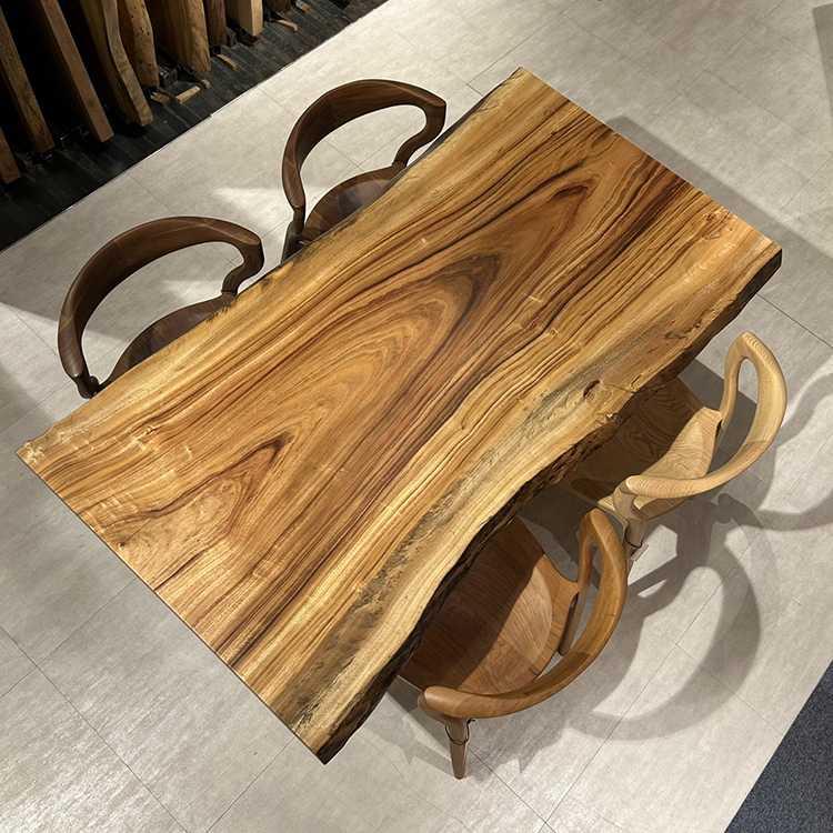 一枚板テーブル　クス / 楠　2984-10-1　(W160cm)
