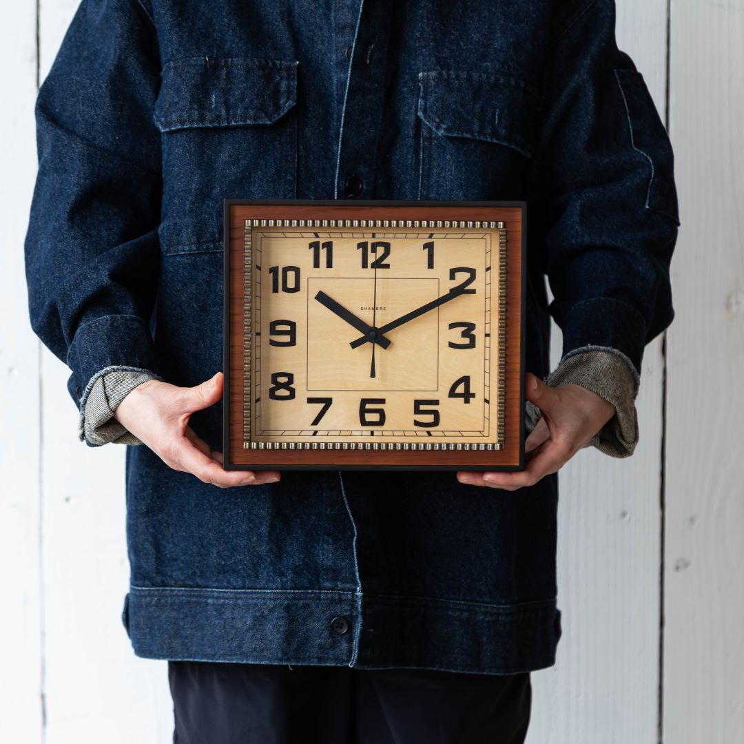 ブラス クロック ソリッド