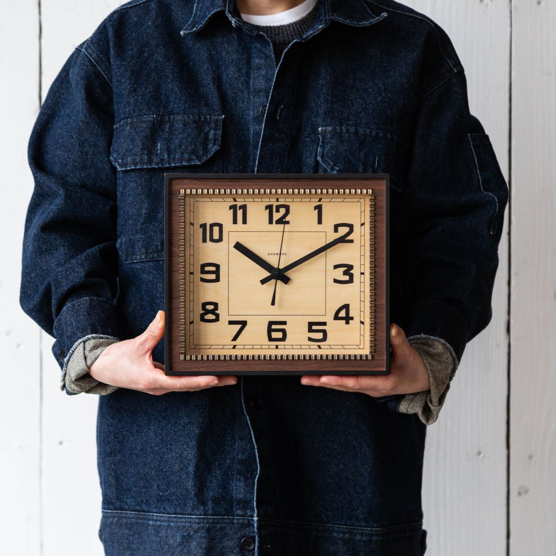 ブラス クロック ソリッド