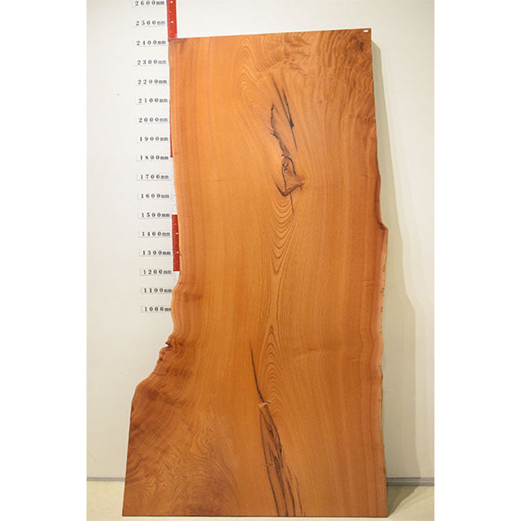 【SOLD OUT】一枚板　ケヤキ　100-2　(W240cm)　ダイニングテーブル