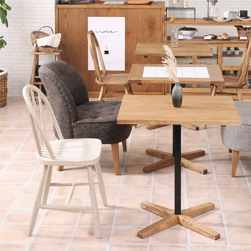 関家具 Toffy/トフィ タイル天板テーブル W60×H70cm アッシュ材 フレディ ダイニングチェア×2脚 ナチュラル 中古 店頭引取歓迎 R7108) トフィーⅡ ダイニングテーブル