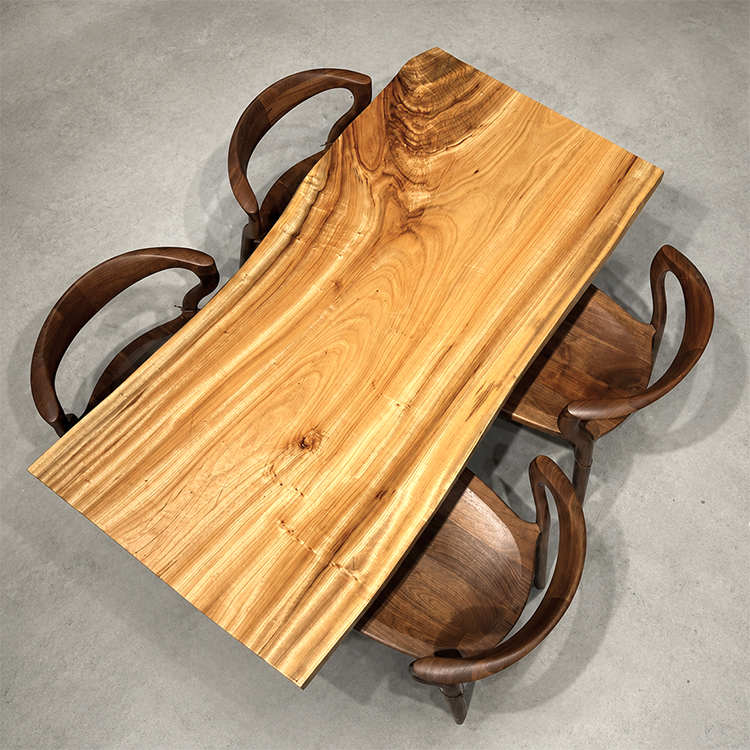一枚板テーブル　クス / 楠　89-2/2-7　(W150cm)