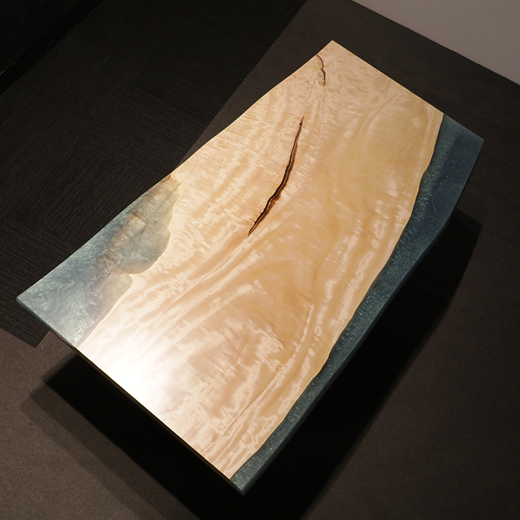 RESIN　トチ / 栃(杢)　K-GM-2111-1587　(W180cm)