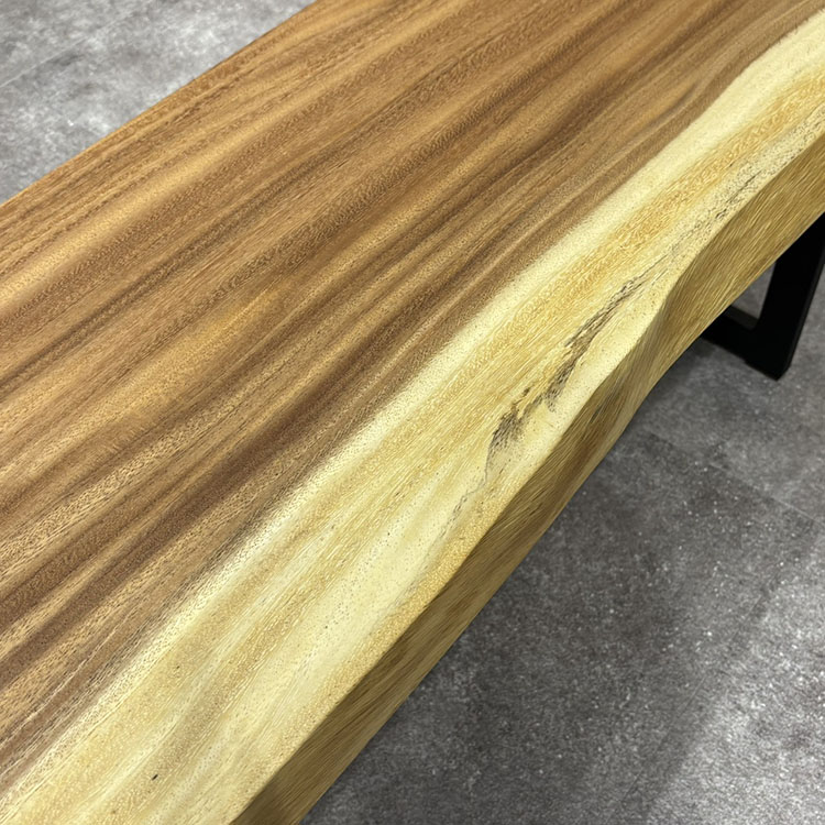 一枚板ベンチ　モンキーポッド　275-9-2　(W150cm)