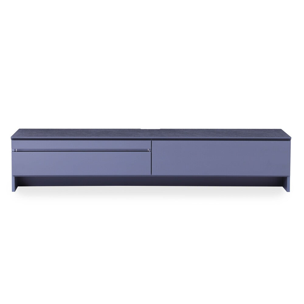 青い金属製テレビボード OUTLET】オガ テレビボード
