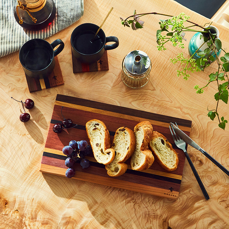 木馬オリジナル　寄木カッティングボード