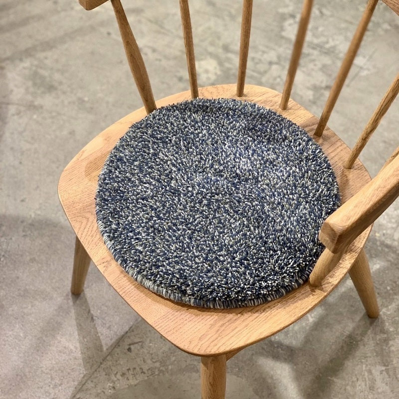 低反発ミックスシャギー チェアパッド