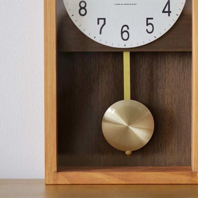 振り子時計 ヒノキペンデュラム クロック