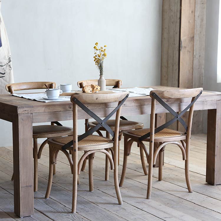 クロスバック ダイニングチェア