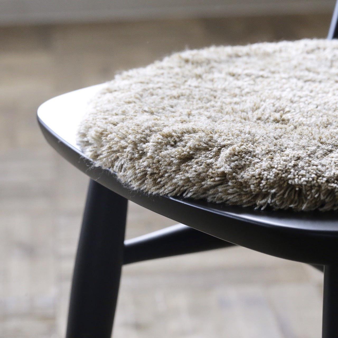 洗えるチェアー ラグ