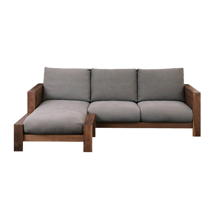 エンギ 3.5人掛け カウチソファ 幅214cm