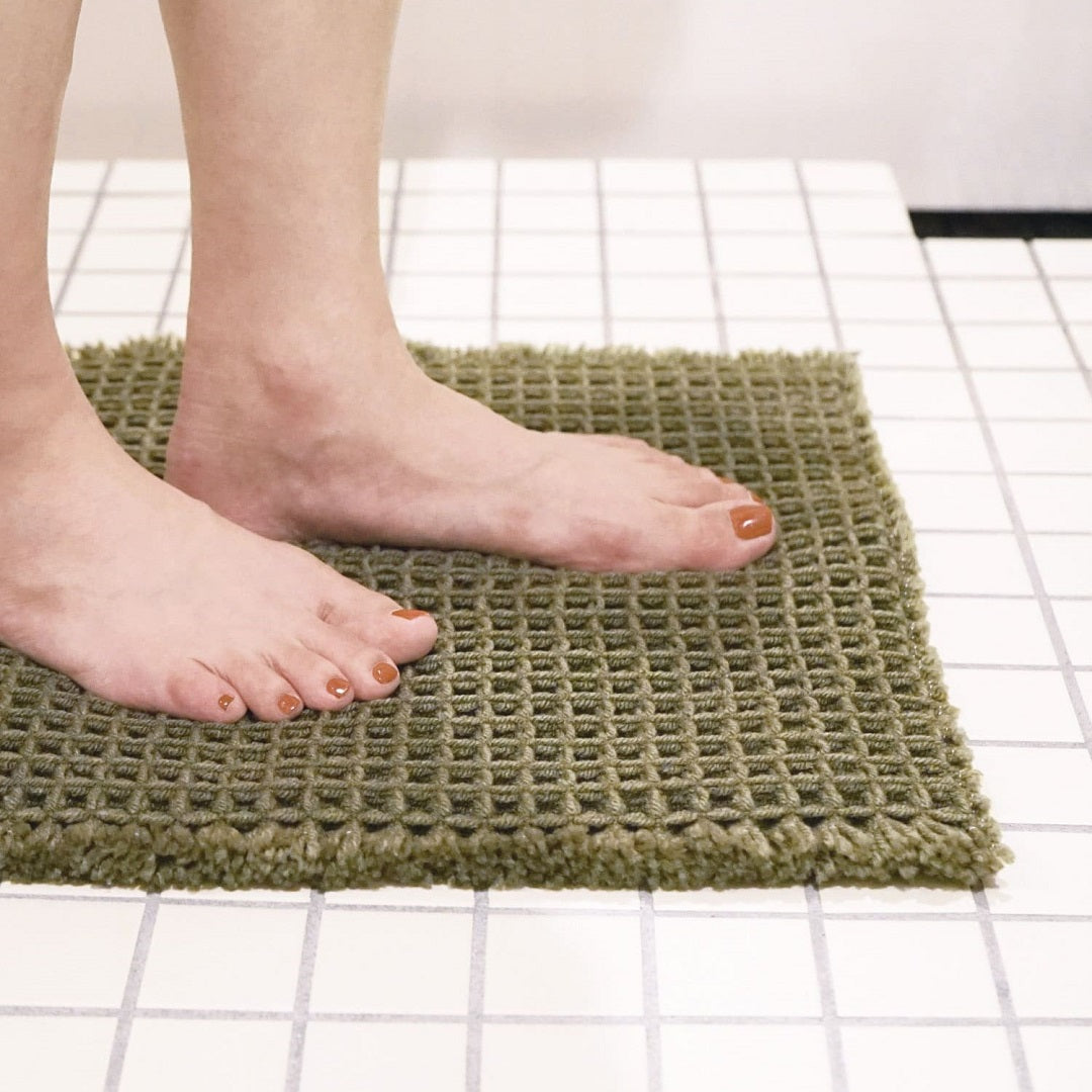 瞬乾ワッフルバスマット