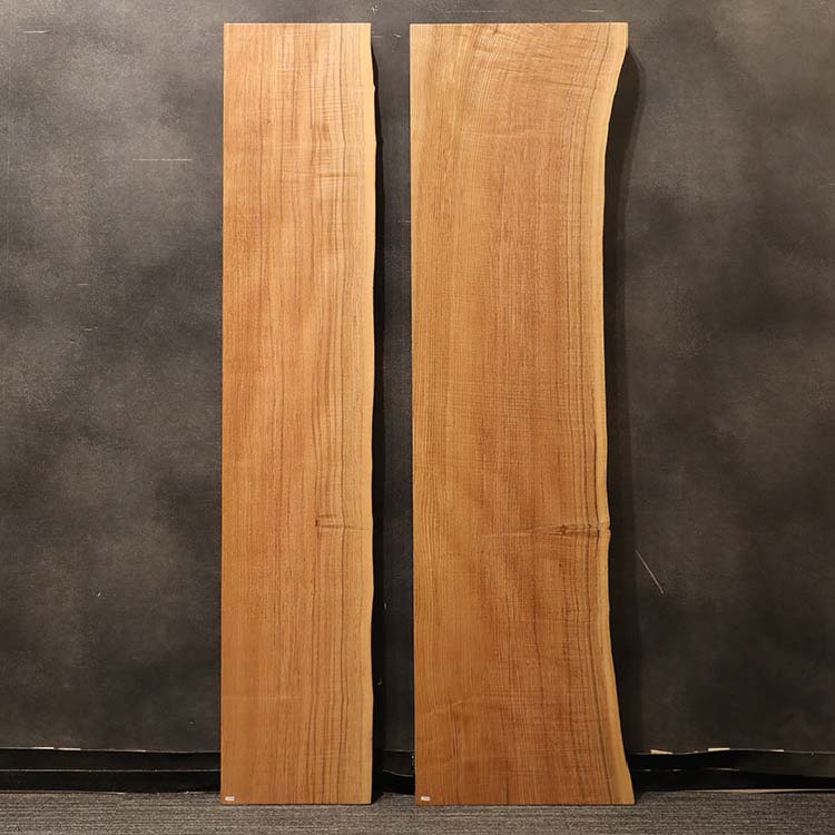一枚板　タモ / 櫤　743-7-1+7-2　(W180cm)