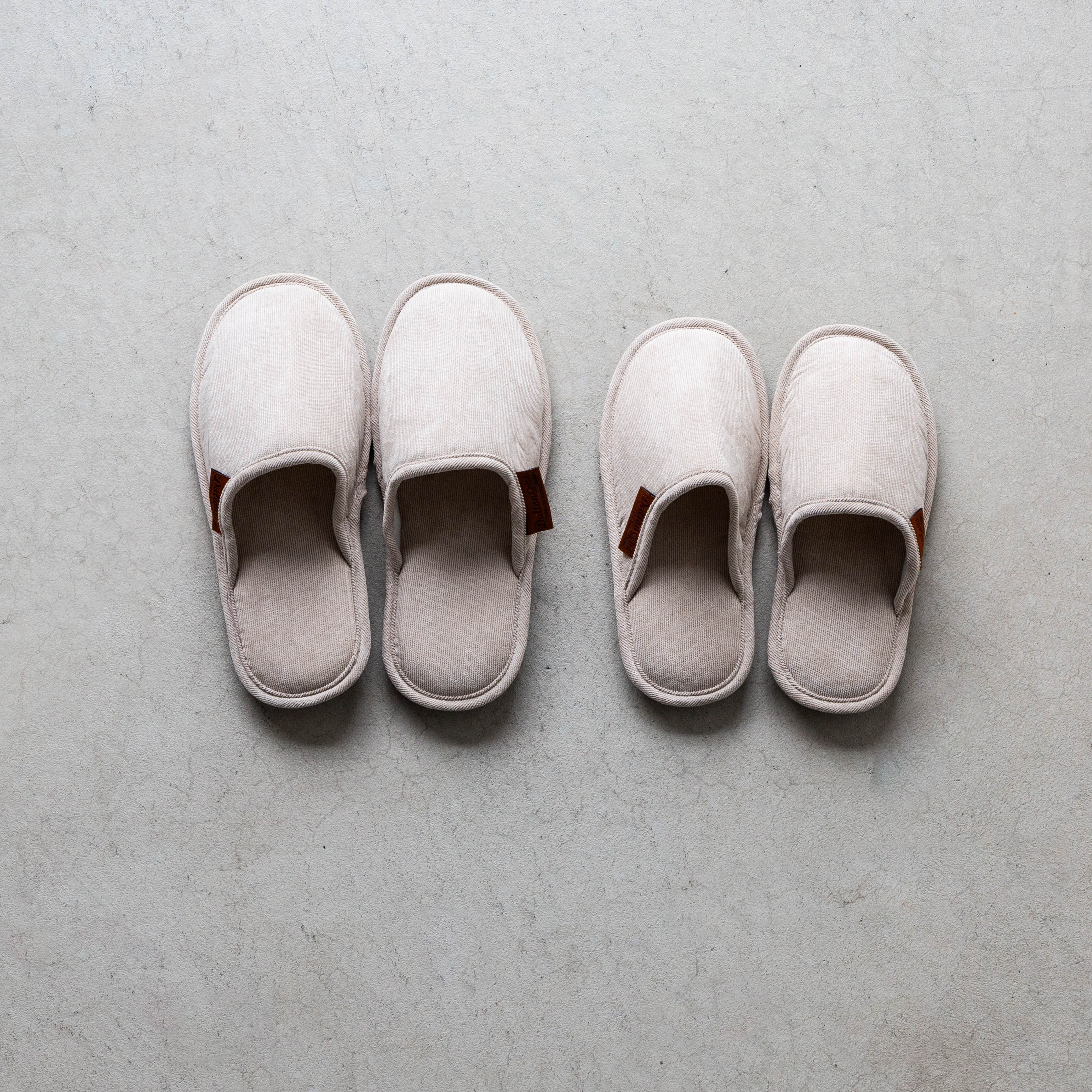 コーデュロイ スリッパ