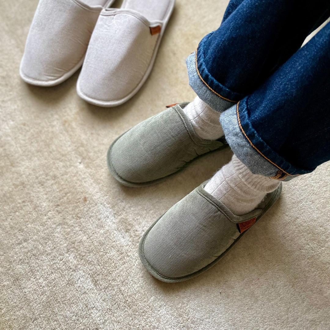 コーデュロイ スリッパ