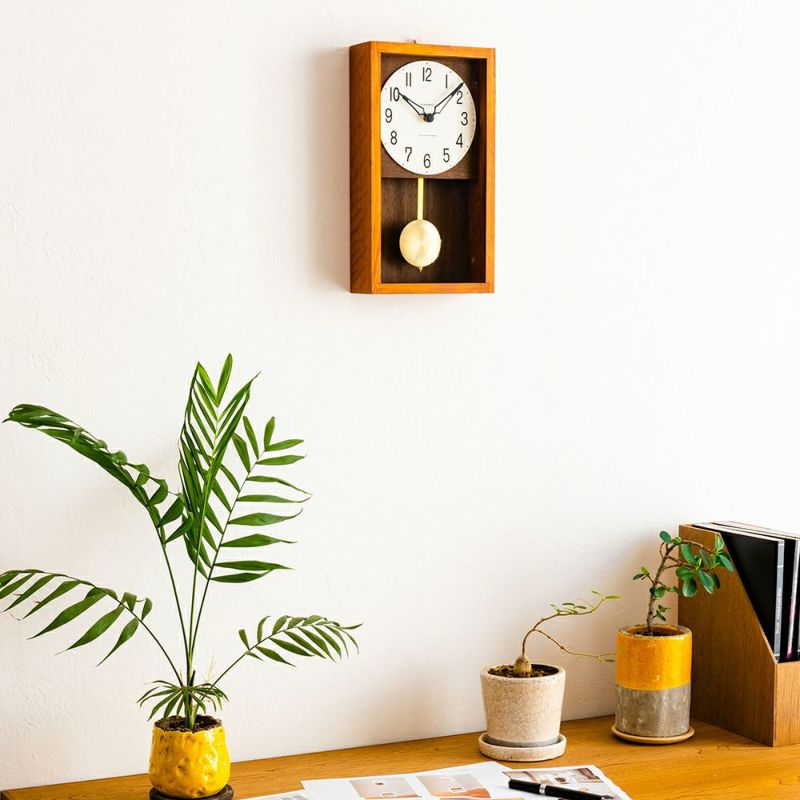 振り子時計 ヒノキペンデュラム クロック