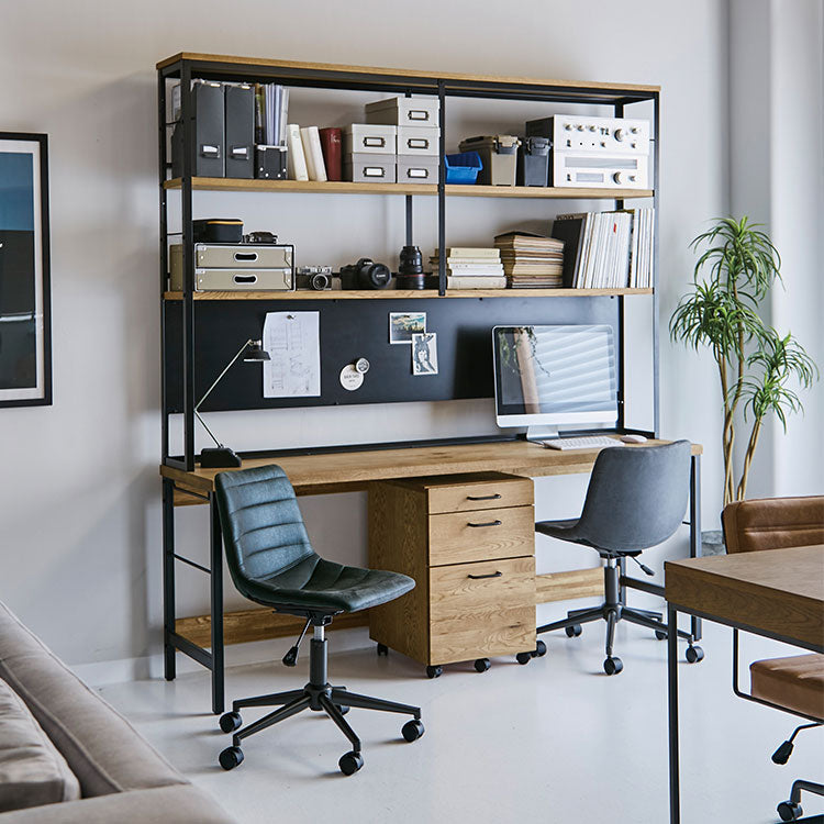 クロム デスクチェア