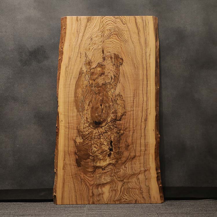 一枚板　タモ / 櫤(杢)　743-2　(W150cm)