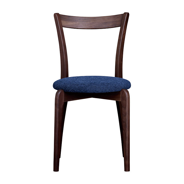 【OUTLET】リンネ ダイニングチェア ウォールナット/ブルー